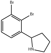 Pyrrolidine, 2-(2,3-dibromophenyl)- Struktur