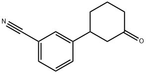 3-(3-Oxocyclohexyl)benzonitrile Struktur