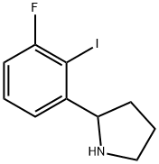 2-(3-fluoro-2-iodophenyl)pyrrolidine Struktur