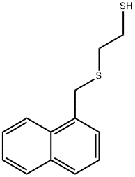 Ethanethiol, 2-[(1-naphthalenylmethyl)thio]- Struktur