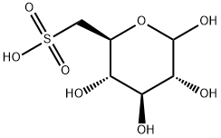 D-Glucopyranose, 6-deoxy-6-sulfo- Struktur