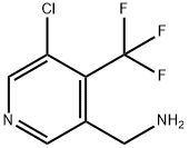 3-Pyridinemethanamine, 5-chloro-4-(trifluoromethyl)- Struktur