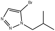 1H-1,2,3-Triazole, 5-bromo-1-(2-methylpropyl)- Struktur