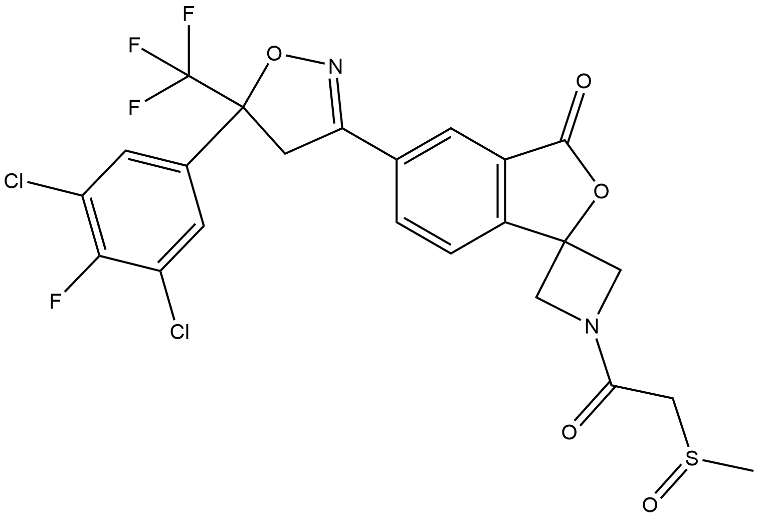 Sarolaner Impurity 25 Struktur