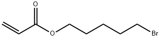 2-Propenoic acid, 5-bromopentyl ester Struktur