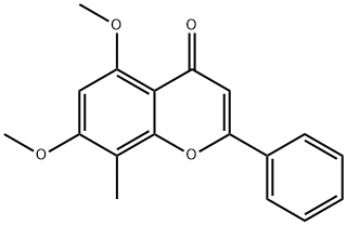 Cryptochrysin, Di-methyl ether Struktur