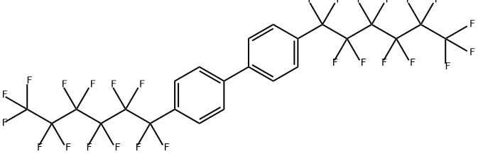 1,1'-Biphenyl, 4,4'-bis(1,1,2,2,3,3,4,4,5,5,6,6,6-tridecafluorohexyl)- Struktur