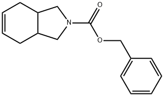 benzyl 3a,4,7,7a-tetrahydro-1H-isoindole-2(3H)-carboxylate Struktur