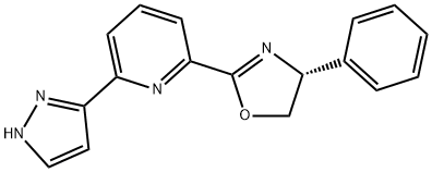 (R)-2-(6-(1H-Pyrazol-3-yl)pyridin-2-yl)-4-phenyl-4,5-dihydrooxazole Struktur