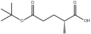 Pentanedioic acid, 2-methyl-, 5-(1,1-dimethylethyl) ester, (R)- (9CI) Struktur