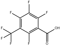 Benzoic acid, 2,?3,?4,?6-?tetrafluoro-?5-?(trifluoromethyl)?- Struktur