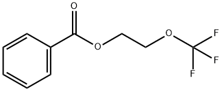 Ethanol, 2-(trifluoromethoxy)-, 1-benzoate Struktur