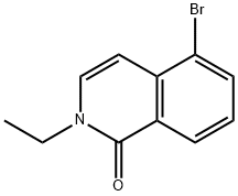 5-bromo-2-ethyl-1,2-dihydroisoquinolin-1-one Struktur