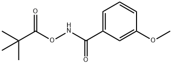 Propanoic acid, 2,2-dimethyl-, (3-methoxybenzoyl)azanyl ester