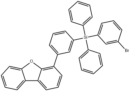 4-[3-[(3-Bromophenyl)diphenylsilyl]phenyl]dibenzofuran