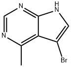 7H-Pyrrolo[2,3-d]pyrimidine, 5-bromo-4-methyl- Struktur