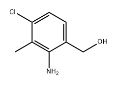 Benzenemethanol, 2-amino-4-chloro-3-methyl- Struktur