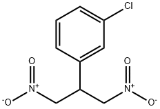 1-chloro-3-(1,3-dinitropropan-2-yl)benzene Struktur