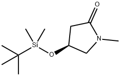 2-Pyrrolidinone, 4-[[(1,1-dimethylethyl)dimethylsilyl]oxy]-1-methyl-, (4S)-