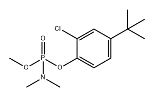 Phosphoramidic acid, dimethyl-, 4-tert-butyl-2-chlorophenyl methyl ester (8CI) Struktur