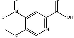 2-Pyridinecarboxylic acid, 5-methoxy-4-nitro- Struktur