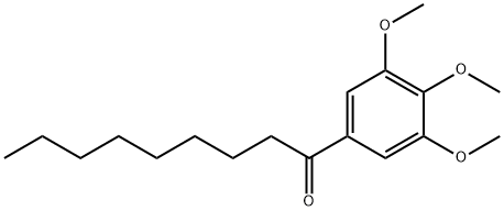 1-(3,4,5-Trimethoxyphenyl)-1-nonanone Struktur