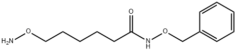 Hexanamide, 6-(aminooxy)-N-(phenylmethoxy)- Struktur