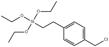 Benzene, 1-(chloromethyl)-4-[2-(triethoxysilyl)ethyl]- Struktur