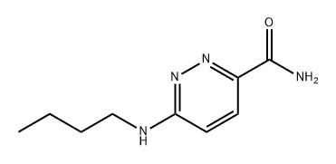 3-Pyridazinecarboxamide, 6-(butylamino)-