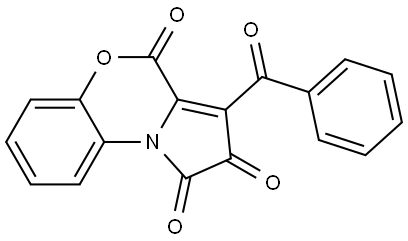 1H-Pyrrolo[2,1-c][1,4]benzoxazine-1,2,4-trione, 3-benzoyl- Struktur