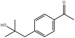 Ethanone, 1-[4-(2-hydroxy-2-methylpropyl)phenyl]- Struktur