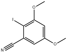 Benzonitrile, 2-iodo-3,5-dimethoxy- Struktur