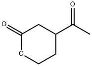 2H-Pyran-2-one, 4-acetyltetrahydro- Struktur