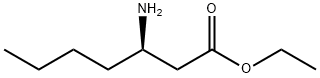 Heptanoic acid, 3-amino-, ethyl ester, (3R)- Struktur