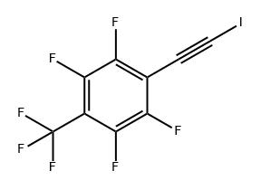 Benzene, 1,2,4,5-tetrafluoro-3-(2-iodoethynyl)-6-(trifluoromethyl)-