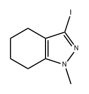 1H-Indazole, 4,5,6,7-tetrahydro-3-iodo-1-methyl- Struktur