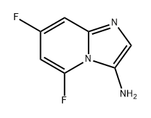 5,7-difluoroimidazo[1,2-a]pyridin-3-amine Struktur