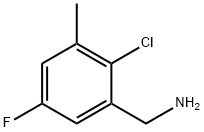 Benzenemethanamine, 2-chloro-5-fluoro-3-methyl- Struktur