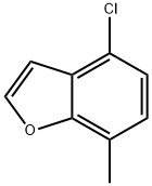 Benzofuran, 4-chloro-7-methyl- Struktur