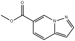 Pyrazolo[1,5-a]pyridine-6-carboxylic acid, methyl ester Struktur