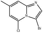 3-bromo-5-chloro-7-methylimidazo[1,2-a]pyridine Struktur