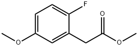 Methyl 2-fluoro-5-methoxyphenylacetate Struktur