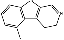 3H-Pyrido[3,4-b]indole, 4,9-dihydro-5-methyl- Struktur