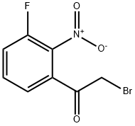 3-Fluoro-2-nitrophenacyl bromide Structure