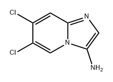 6,7-dichloroimidazo[1,2-a]pyridin-3-amine Struktur