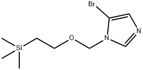 1H-Imidazole, 5-bromo-1-[[2-(trimethylsilyl)ethoxy]methyl]- Struktur