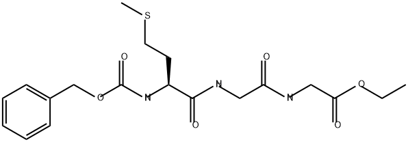 Glycine, N-[N-[N-[(phenylmethoxy)carbonyl]-L-methionyl]glycyl]-, ethyl ester (9CI)