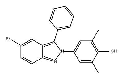 Phenol, 4-(5-bromo-3-phenyl-2H-indazol-2-yl)-2,6-dimethyl-