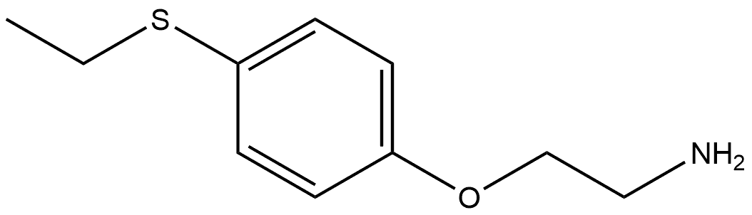 2-(4-(ethylthio)phenoxy)ethan-1-amine Struktur