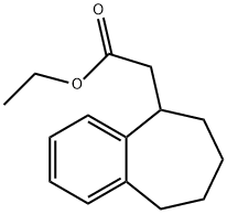 ethyl 2-(6,7,8,9-tetrahydro-5H-benzo[7]annulen-5-yl)acetate Struktur